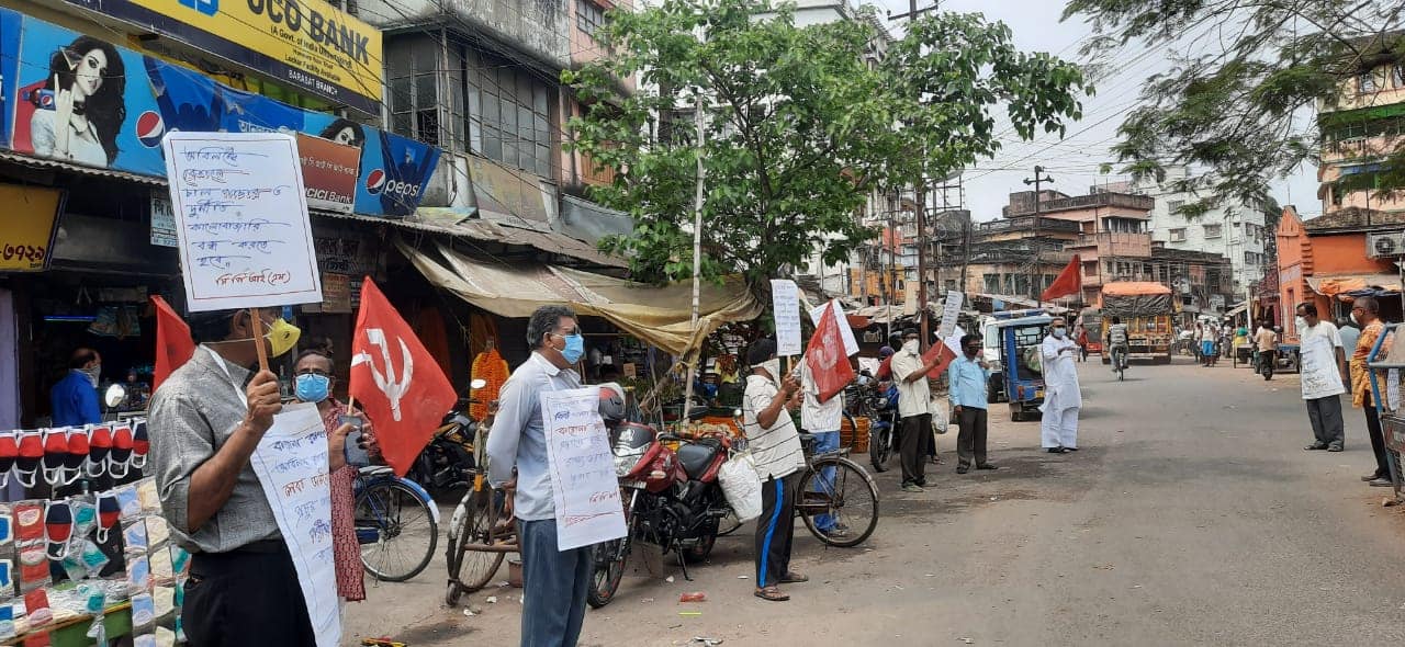 Protest for ration