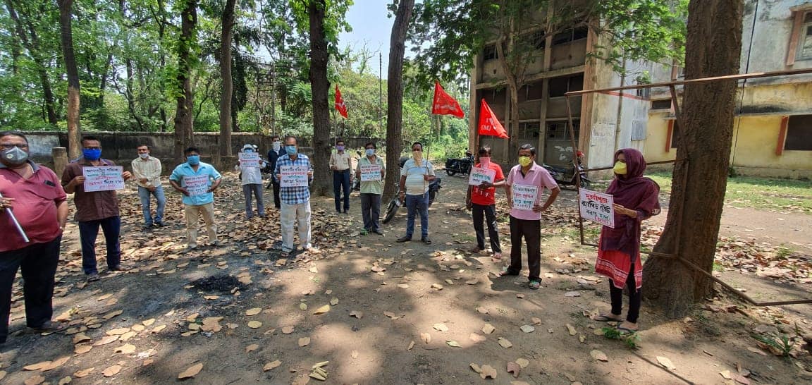 Protest for ration